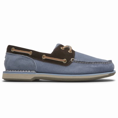 Rockport Perth Boat Freizeitschuhe Herren Blau FPT-941283
